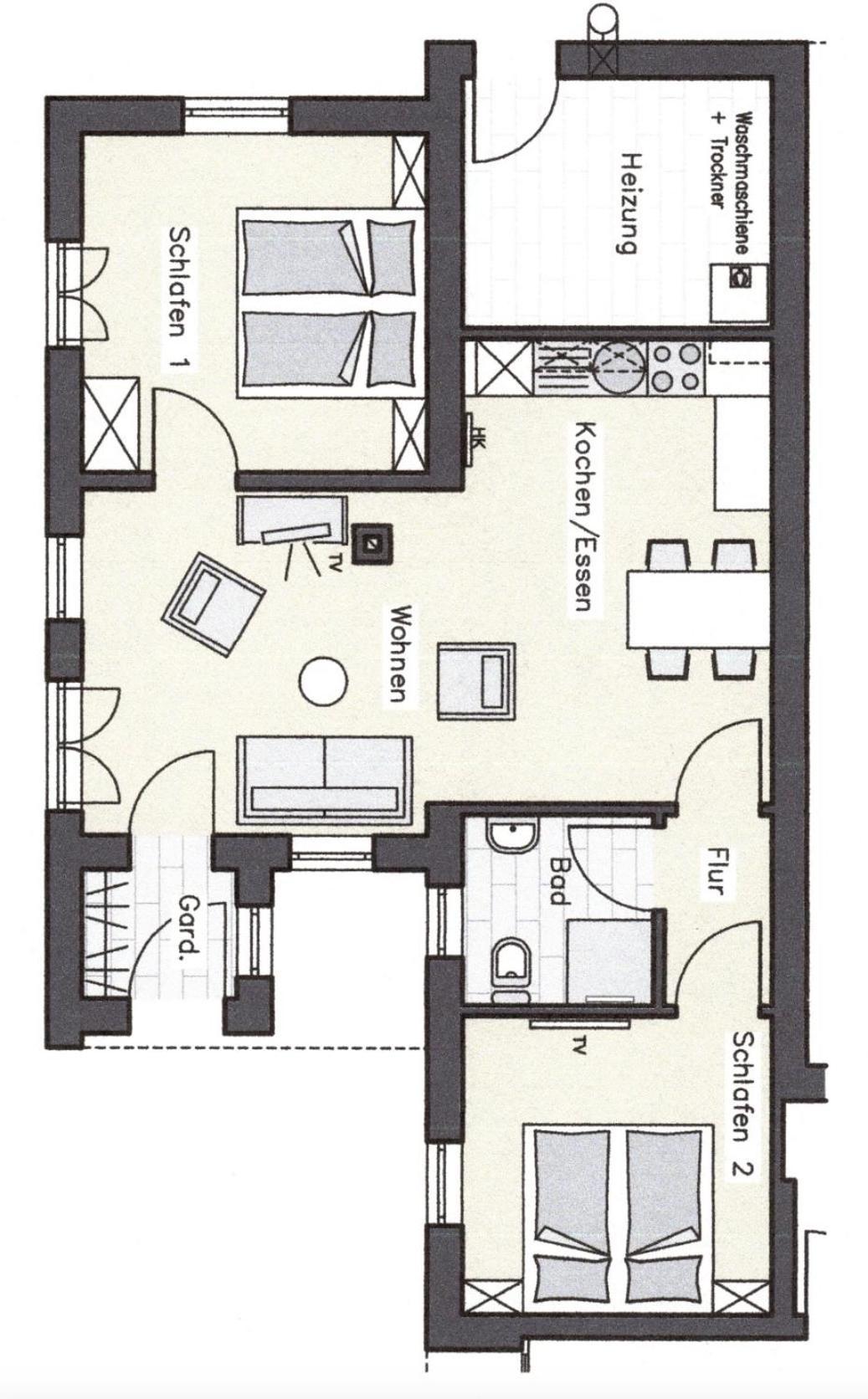 17 Am Berg Apartment Winterberg Bagian luar foto